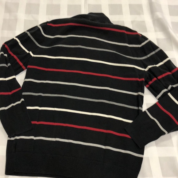 Men’s Old Navy 1/4 Zip Striped Sweater - Picture 7 of 7